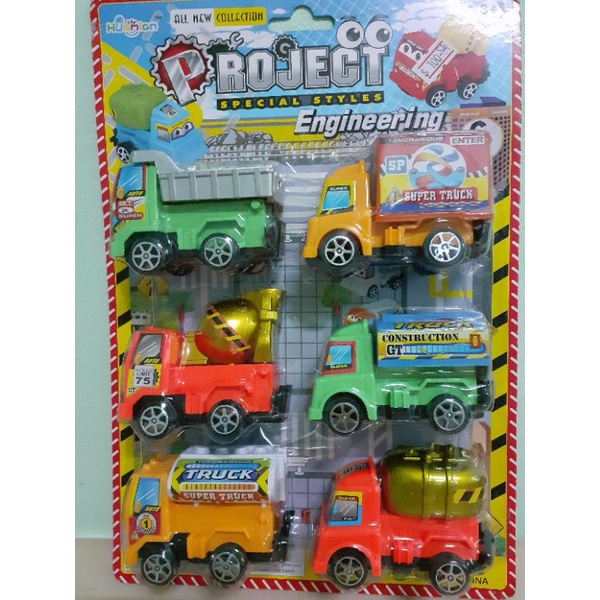 pull-back-engineering-cars-set6pcs-เซตรถ6คัน