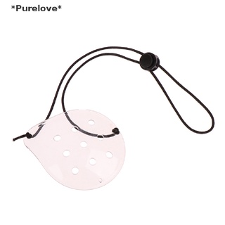Purelove 1Pcs Plastic Ventilated Clear Eye Shield Eye Mask With 9 Holes After Eye Surgery