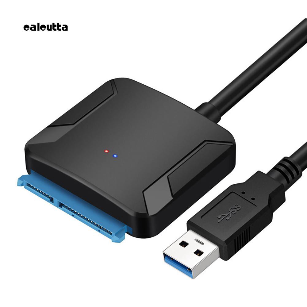 ภาพสินค้าอะแดปเตอร์แปลง cal_sata ไปยัง USB 3.0 2.5 / 3.5 HDD SSD จากร้าน calcutta.th บน Shopee ภาพที่ 2