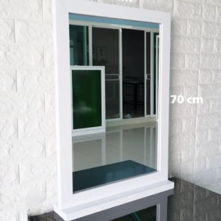 กระจกเงา​ รุ่นตั้งโต๊ะ​ ก50xส70​ซม.​ (ขอบสีขาว/ดำ)​