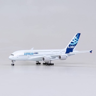 โมเดลเครื่องบินต้นแบบ *ส่งจากไทย* Airbus A380 prototyoe ขนาด 20ซม. ทำด้วยเหล็ก มีขาตั้งโชว์ ของขวัญ ของสะสม