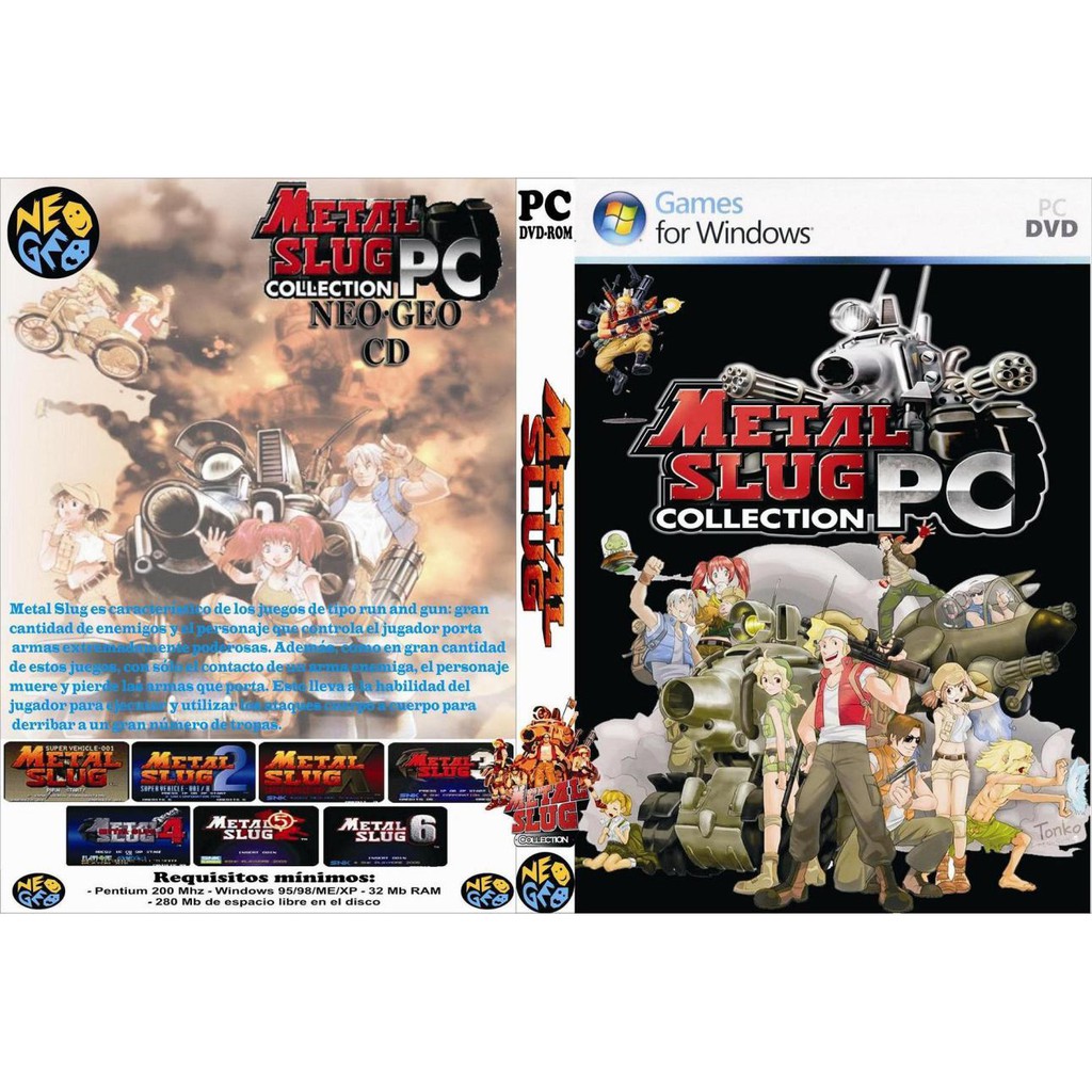 Metal Slug Collection PC (Full) ทุกภาคบนคอม (PC games offline)DVD/USB มีปกให้ครับ Shopee Thailand