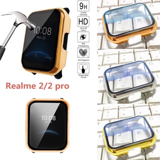 ภาพหน้าปกสินค้าสําหรับ Realme Watch 2 / Pro PC พร้อมกระจกนิรภัยป้องกันเคสกันกระแทกฝาครอบสมาร์ทวอทช์ฟิล์มกันรอยหน้าจอสําหรับ Realme Watch 2pro ที่เกี่ยวข้อง