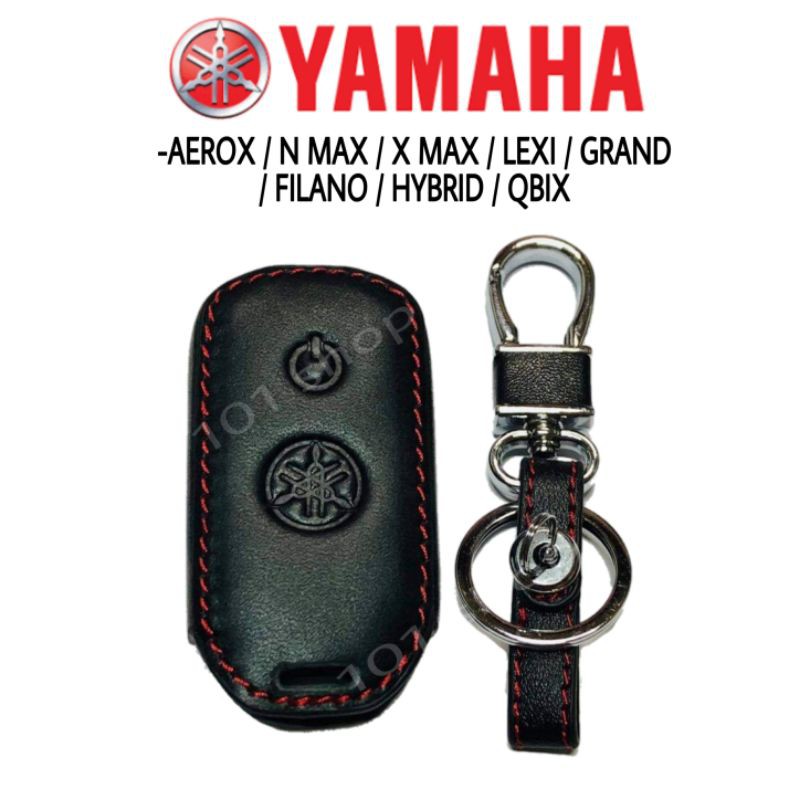 ภาพหน้าปกสินค้าซองหนัง รีโมทกุญแจ Yamaha N max Aerox X max Lexi Grand Filano HyBrid Qbix