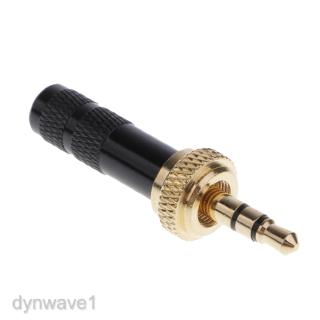 [DYNWAVE1] 3.5mm Stereo Screw Lock Plug For Headphone Jack Solder Type Audio Adapter