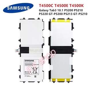 แบตเตอรี่ แท้ Smasung Galaxy Tab 3 10.1 P5200 P5210 P5220 GT-P5200GT-P5210 T4500C T4500E T4500K 6800mAh ประกัน 3 เดือน