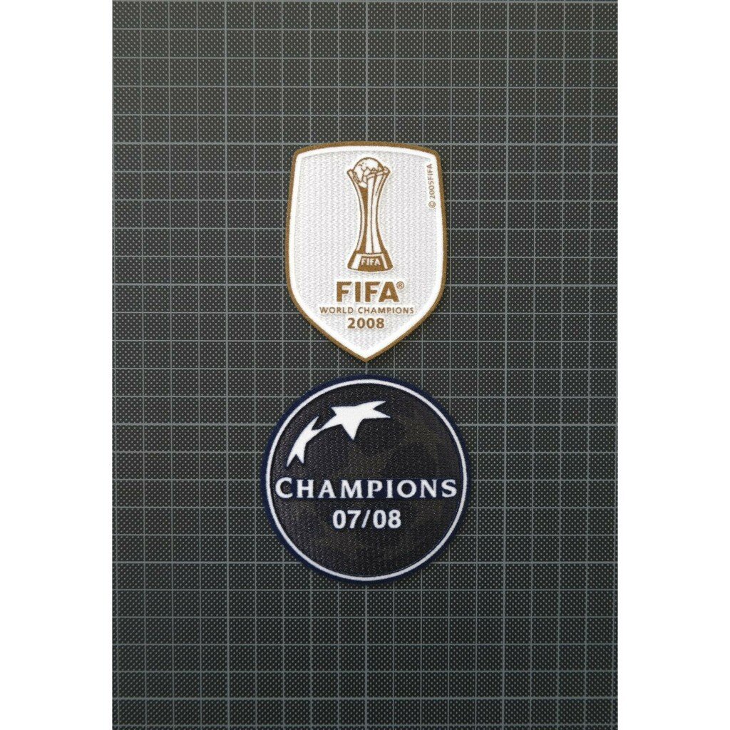 อาร์ม-กำมะหยี่-แชมป์เปี้ยน-patch-uefa-champions-league-winners-2007-2008-fifa-world-champions-2008-patches-man-united