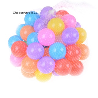 Cheesearrow ลูกบอลพลาสติก แบบนิ่ม สีสันสดใส ของเล่นสระว่ายน้ํา สําหรับเด็ก จํานวน 10 ชิ้น