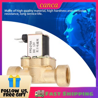 G1/2" Female Thread Normally Open Brass Solenoid Electromagnetic Valve