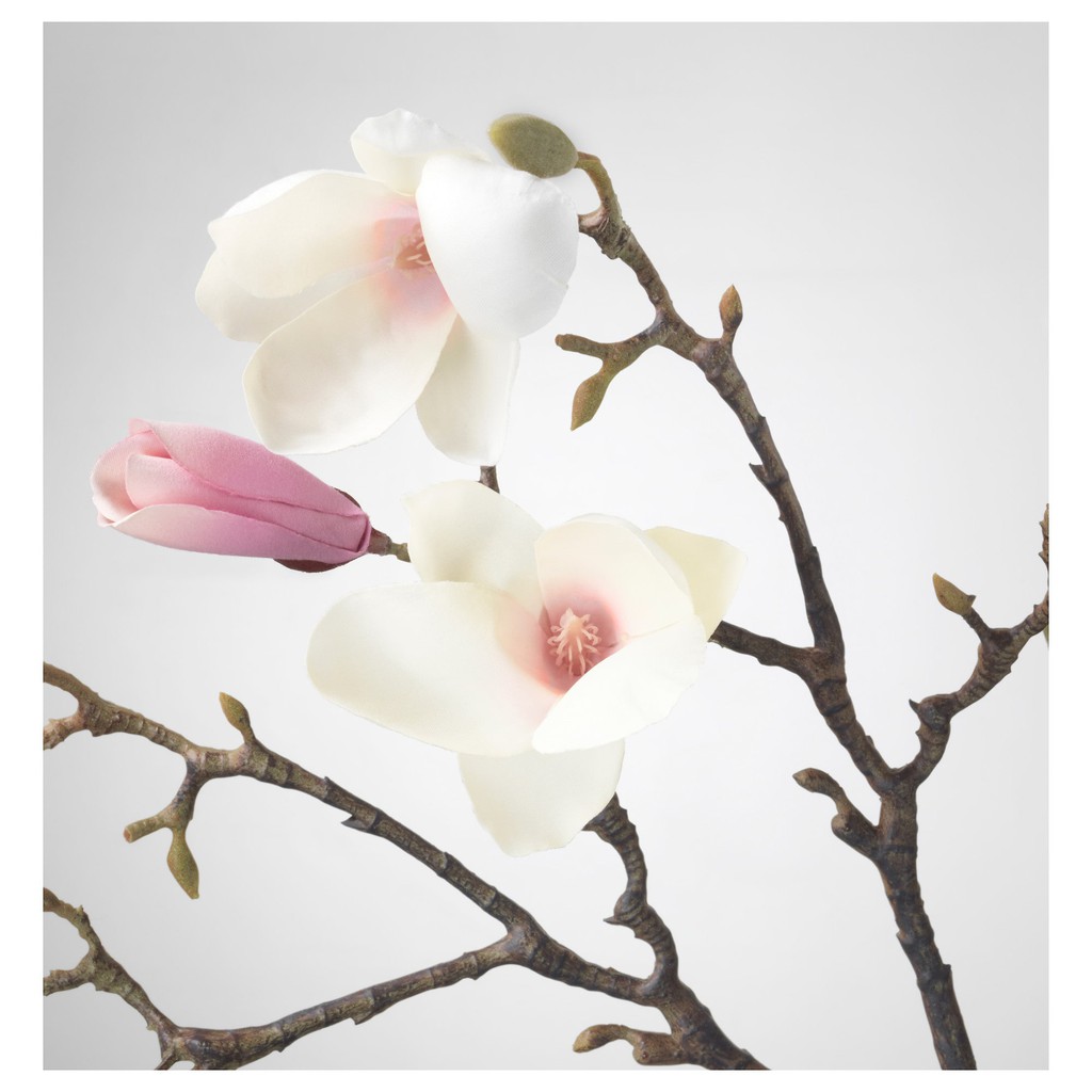 ดอกไม้ประดิษฐ์-ดอก-magnolia-ชมพูsmycka-สมึคก้า
