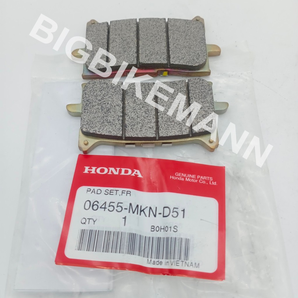 ชุดผ้าดิสก์เบรคหน้า-cb650r-cbr650r-แท้เบิกศูนย์-06455-mkn-d51