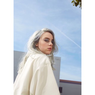 โปสเตอร์ Billie Eilish บิลลี ไอลิช โปสเตอร์ รูปภาพ ภาพถ่าย ตกแต่งผนัง Poster Music โปสเตอร์วินเทจ โปสเตอร์วงดนตรี