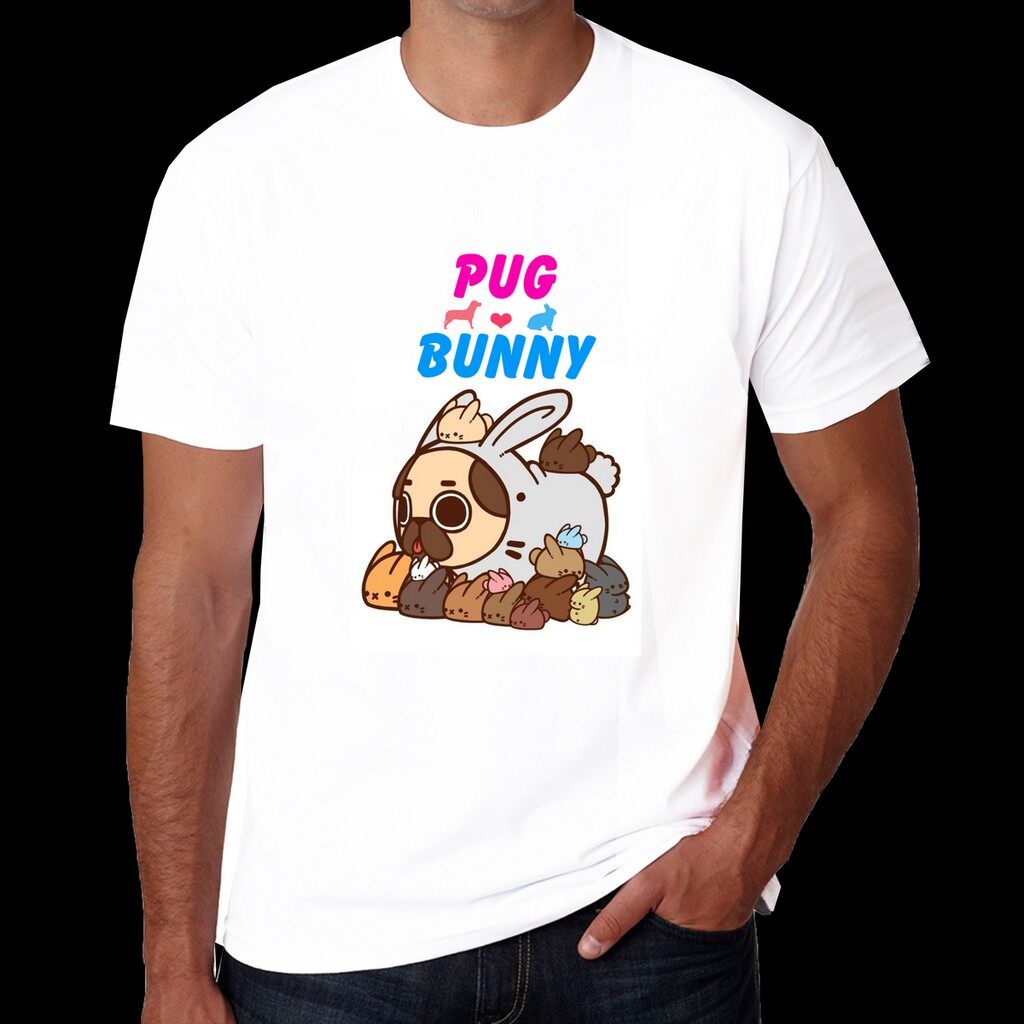 เสื้อยืด-เสื้อยืดลายหมา-เสื้อยืดสกรีนลายหมา-pug-ปั๊ก-tdn277