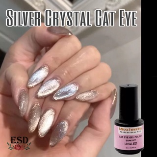 สีทาเล็บเจล Misscheering สี คริสตัลแคทอาย Crystal Cat Eye  Color Series  Nail Gel Polish  ขนาด 15 ml.