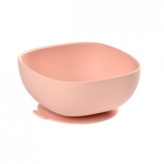 BEABA ชามซิลิโคนก้นดูด Silicone Suction Bowl - Pink