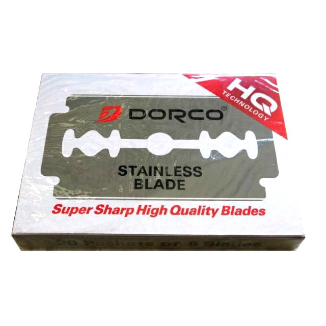 ภาพหน้าปกสินค้าDorco Stainless Blade ใบมีดโกน ตราดรอโก้ ใบมีด 2คม ผลิตจากสแตนเลส อย่างดี 1แถวบรรจุ 100ใบ โกนได้คมกริบ ไร้กังวัล จากร้าน beautystoryshop บน Shopee