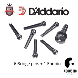 DAddario Plastic Bridge Pins & End Pin