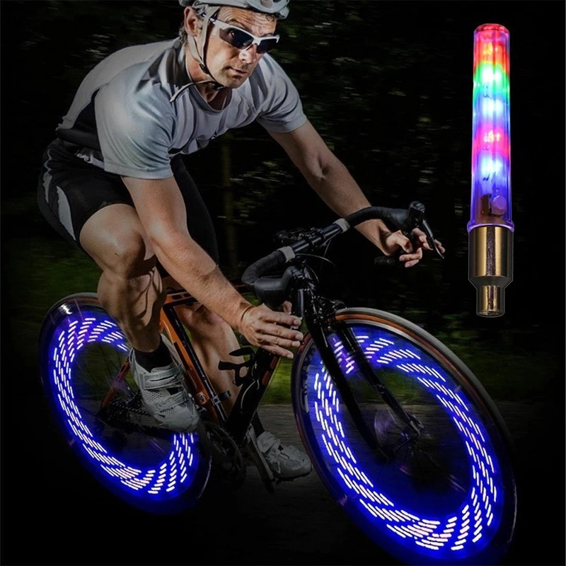 หลอดไฟนีออน-led-หลากสี-1-ชิ้น-ไฟก้านวาล์วยางล้อจักรยาน-ไฟหัวฉีดแก๊ส-อุปกรณ์นิรภัยสําหรับขับขี่กลางคืน