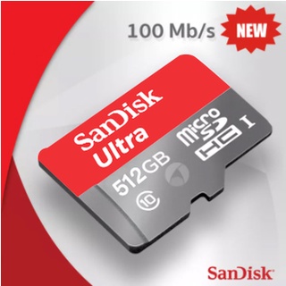 สินค้า Sandisk Ultra โทรศัพท์ แท๊บเล็ เมมโมรี่การ์ด 64GB 128GB 256GB 512GB Micro SD Card ความเร็ว 100MB/s การ์ดหน่วยความจำ