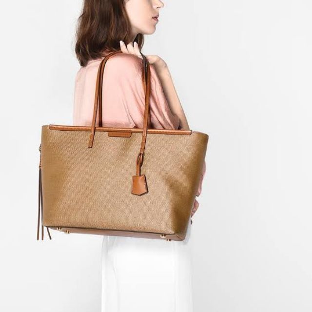 Charles Keith textured tote bag LIKE NEW