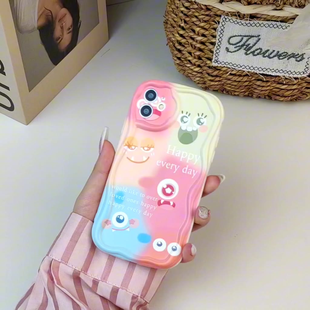 เคสโทรศัพท์มือถือ-ลายการ์ตูนมอนสเตอร์-สีรุ้ง-สําหรับ-vivo-y27-y02-y35-y36-v20-v27-v25-pro-y16-y02s-y22-y22s-y15a-y15s-v23-v23e-y21-y21s-y73s-y20s-y20i-y12s-y17-y15-y12-y11