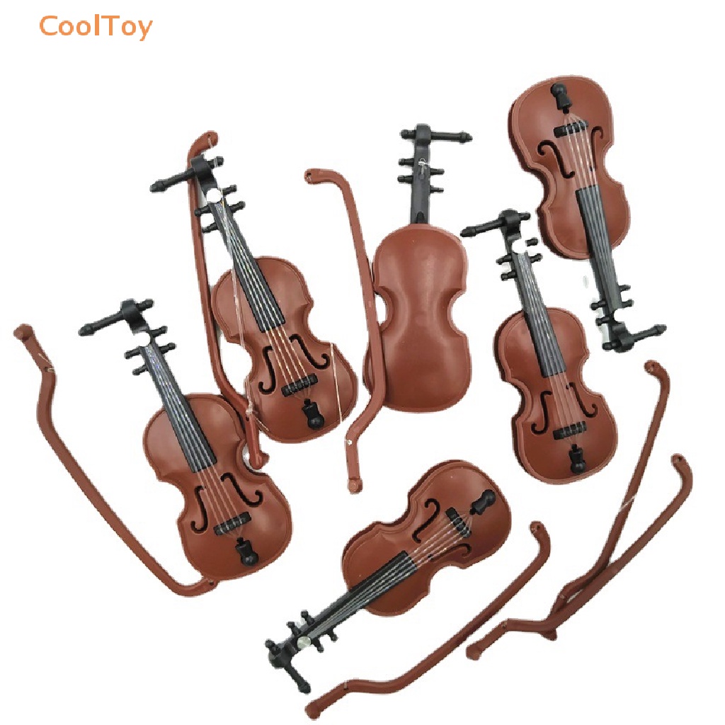 cooltoy-โมเดลเครื่องดนตรีไวโอลิน-กีตาร์คลาสสิก-ขนาดเล็ก-สําหรับบ้านตุ๊กตา-1-12-ขายดี