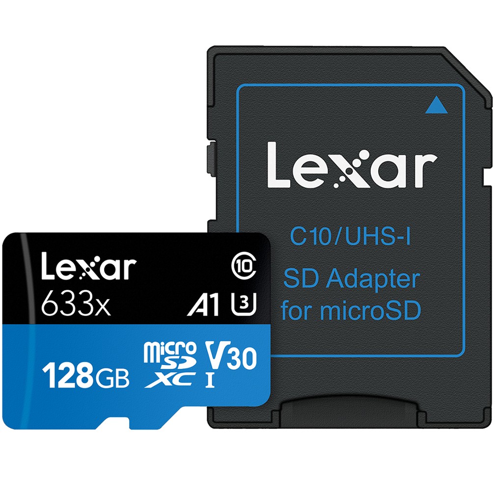 ภาพหน้าปกสินค้าLexar 128GB Micro SDXC 633x with SD Adapter จากร้าน legendshopeemall บน Shopee