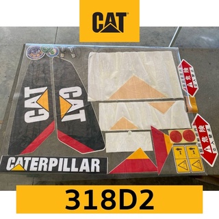 สติ๊กเกอร์ CAT Caterpillar 318D2