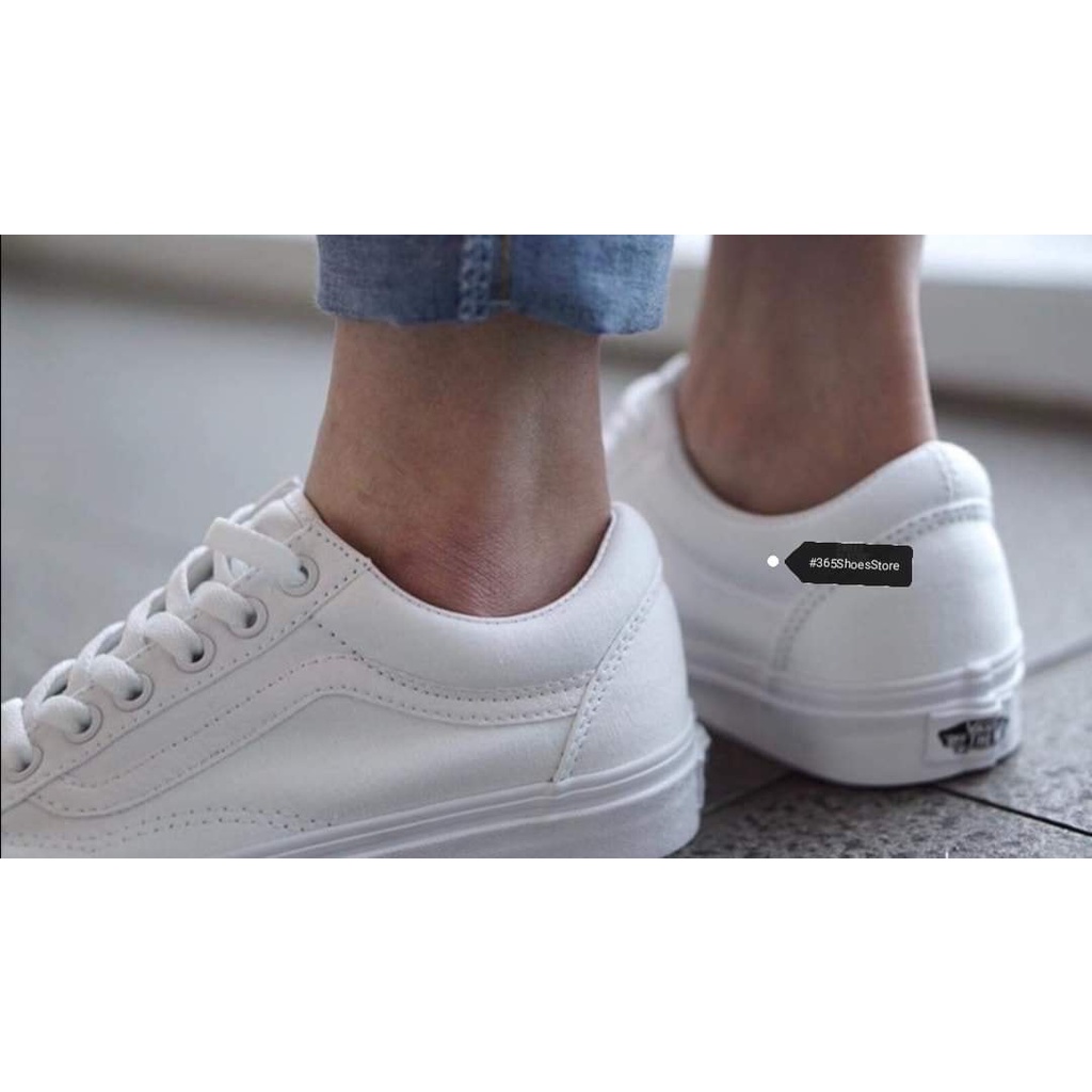 รองเท้าผ้าใบ-vans-old-skool-true-white-สีขาวล้วน-พร้อมส่ง-มีไซส์36-44-มีประกันสินค้าตรงปก100