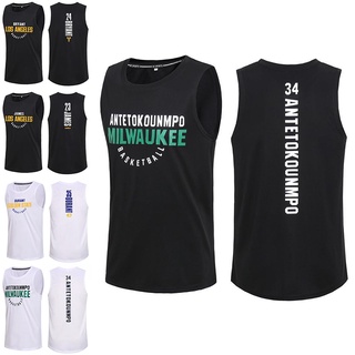 S-3XL เสื้อกล้ามผู้ชาย เสื้อบาส Men Sleeveless Basketball Tank Top Comfortable Training Sports Singlets