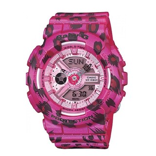 CASIO Baby-G นาฬิกาข้อมือผู้หญิง สายเรซิน รุ่น BA-110LP-4ADR - สีชมพู