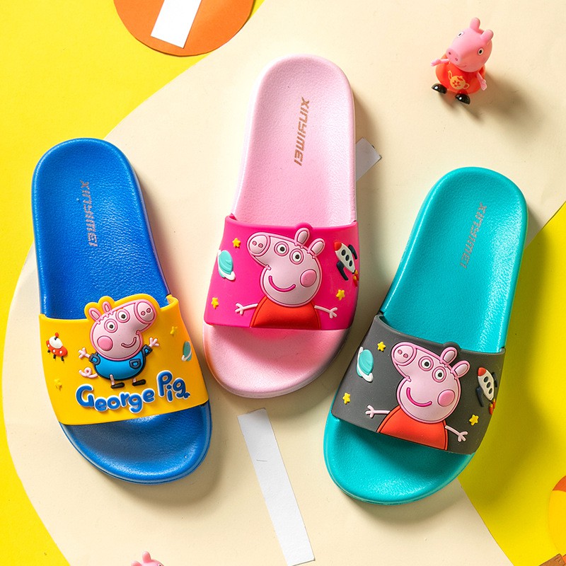 ภาพหน้าปกสินค้ารองเท้าแตะลายการ์ตูน Peppa Pig สำหรับเด็ก