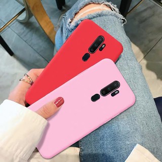 เคสโทรศัพท์แบบบางพิเศษสีแคนดี้สําหรับ oppo a 9 20 a 5 pro a 52 a 72 a 92s