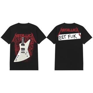 เสื้อยืด ลายวงร็อคเกอร์สตาร์ Metallica Eet Fuk