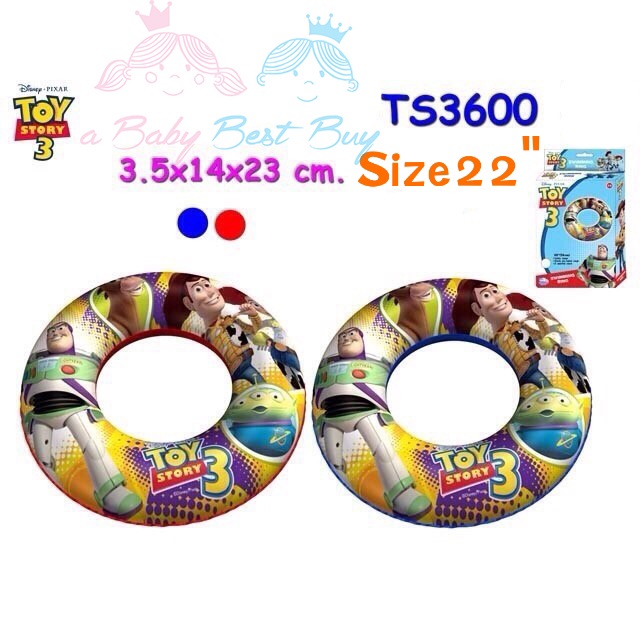 Toy story Swim Ring ห่วงยาง ห่วงยางลอยน้ำ ห่วงยางเด็ก ลายทอยสตอรี่ ขนาด