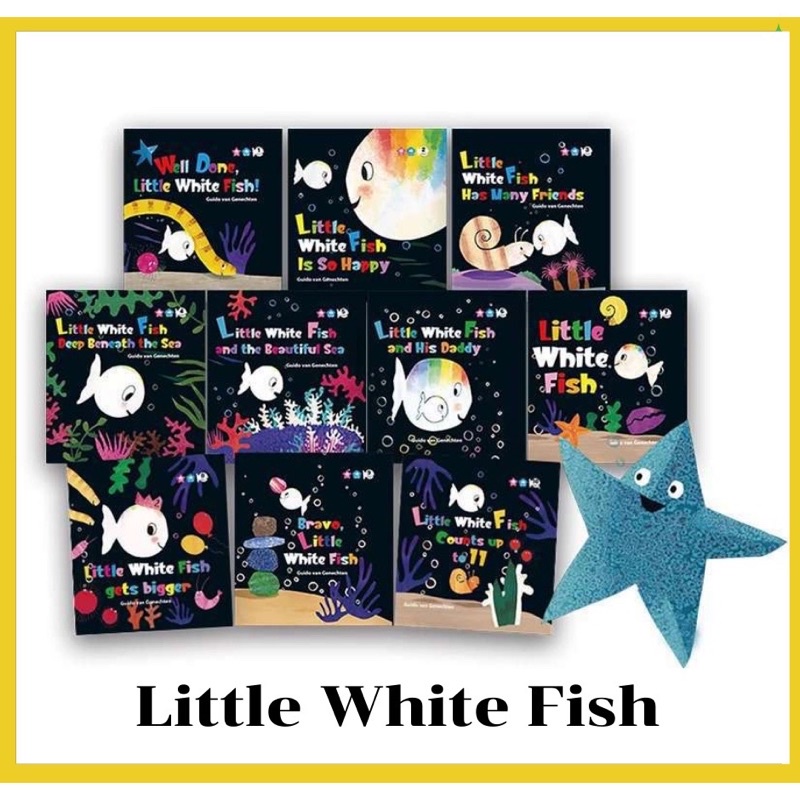 หนังสือ ชุด Little White fish ปกแข็ง เซต 10 เล่ม Shopee Thailand