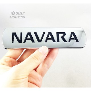 สินค้า โลโก้เพจ เนวาร่า นิสสัน งานพลาสติก NAVARA Logo Letter Car Auto Side Rear Trunk Decorative Emblem Sticker Badge NISSAN