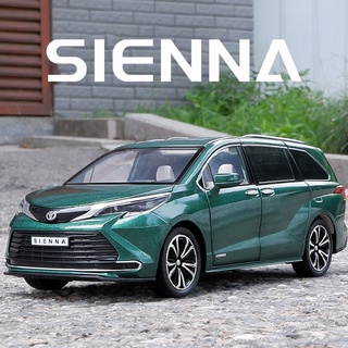 โมเดลรถยนต์ Toyota Sienna สเกล 1:24 ของเล่นสําหรับเด็กผู้ชาย ของขวัญวันเกิด