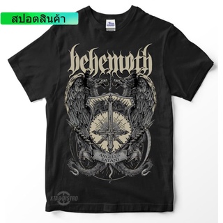 【100% cotton】Behemoth ANGELUS SATANI เสื้อยืดพรีเมี่ยม พิมพ์ลาย behemoth black metal burzum dark throne mayhem สําหรับผู