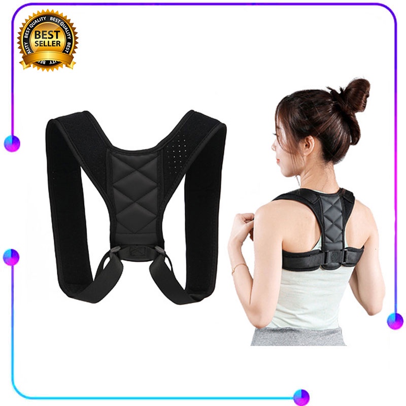 posture-corrector-เข็มขัดพยุงหลังแก้ไขท่าทาง-สายรัดปรับระดับได้เพื่อปรับปรุงท่าที่ไม่ดีของแผ่นหลัง