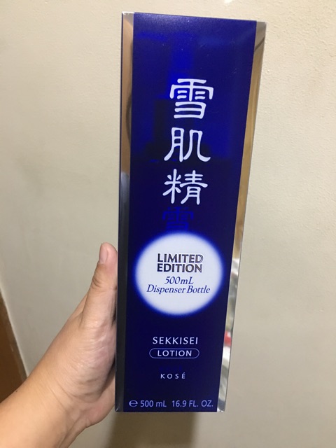 น้ำโสม-kose-sekkisei-lotion-ขนาด100-200-360-500-ml-หัวปั๊ม