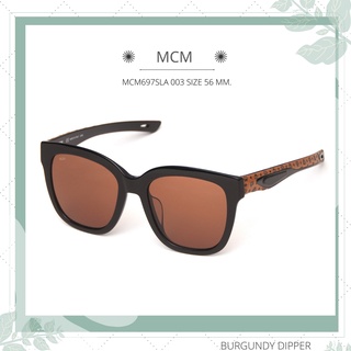 แว่นกันแดด MCM : MCM697SLA 003 SIZE 56 MM. (BLACK COGNAC)