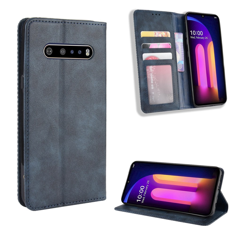 เคสหนัง-pu-ฝาพับแม่เหล็ก-พร้อมช่องใส่บัตร-สไตล์วินเทจ-สําหรับ-lg-v60-thinq-5g