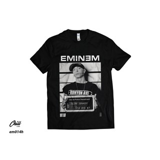 คอลูกเรือเสื้อยืดคอกลมเสื้อยืด พิมพ์ลาย I CUSTOM I Music I HIPHOP I TSHIRT I GILDAN Eminem 2 Iผ้าฝ้ายแท้