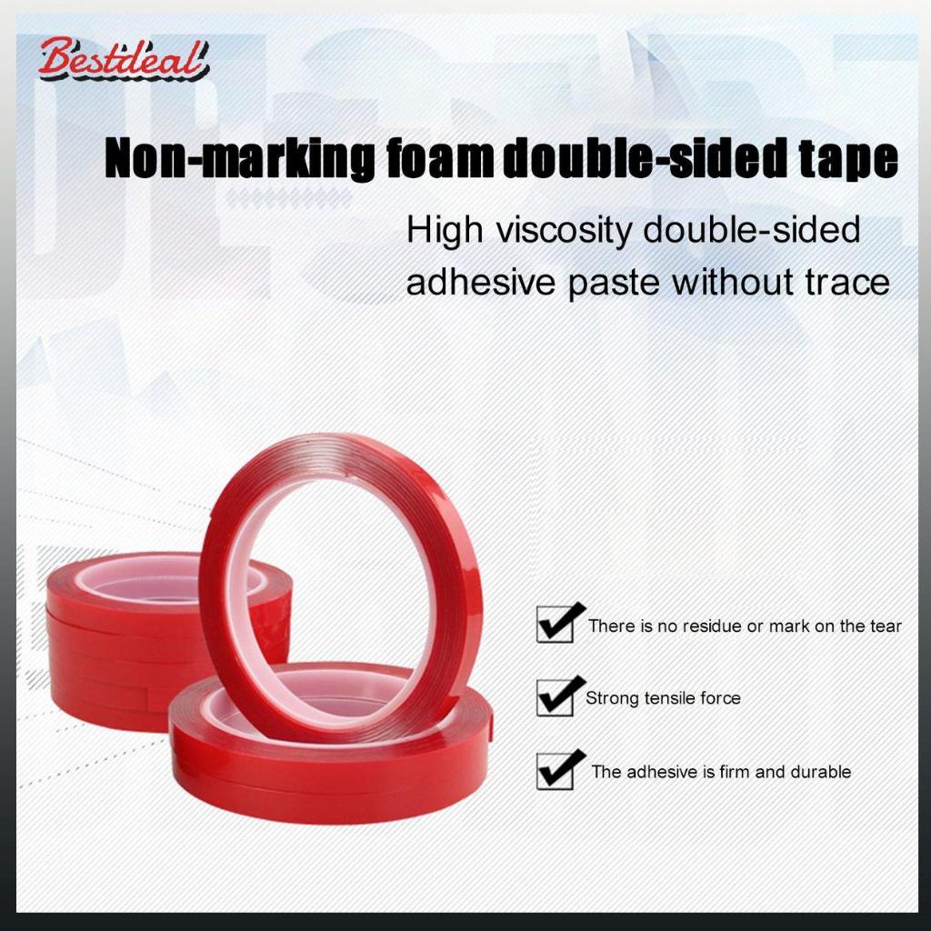 พร้อมส่ง-cod-double-sided-adhesive-transparent-acrylic-foam-adhesive-tape-strengthen-tape