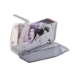 สินค้า Portable Mini Handy Money Counter Worldwide Bill Cash Banknote Note Currency Counting Machine with LED Display Financial Equipment
