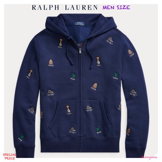 RALPH LAUREN POLO BEAR FLEECE HOODIE (MEN SIZE)