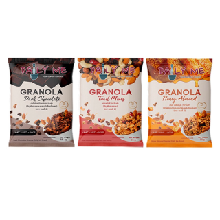 โปรโมชั่น : 4.15 โค้ด 10DD415 ลด10%Daily Me เดลลี่มีธัญพืชอบกรอบกราโนล่า ขนาด 35 กรัม