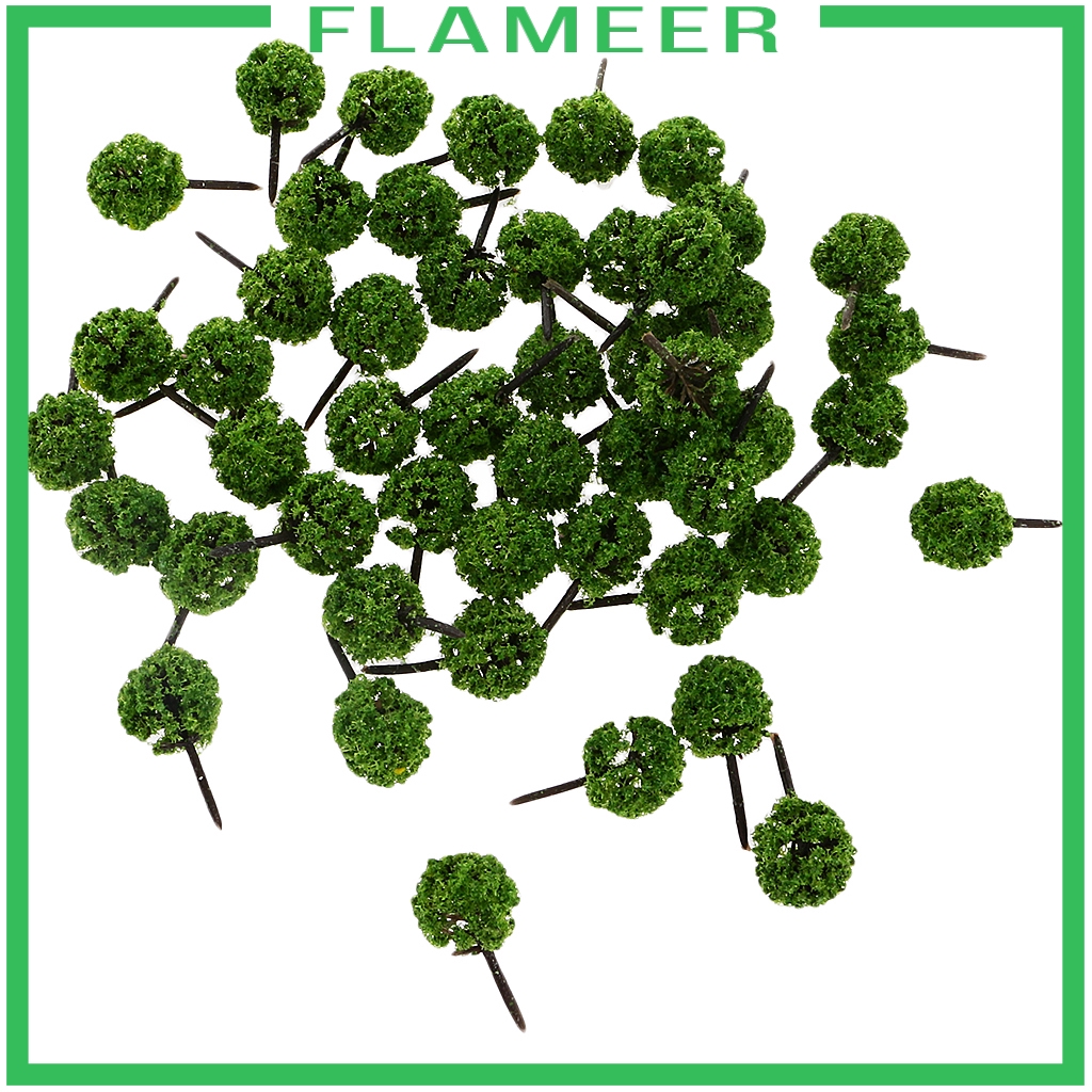 flameer-โมเดลต้นไม้ขนาด-1-150-n-scale-3-ซม-50-ชิ้น