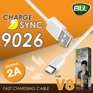 สายชาร์จ BLL v8 แท้100% micro usb ราคาถูกชาร์จเร็ว 9026